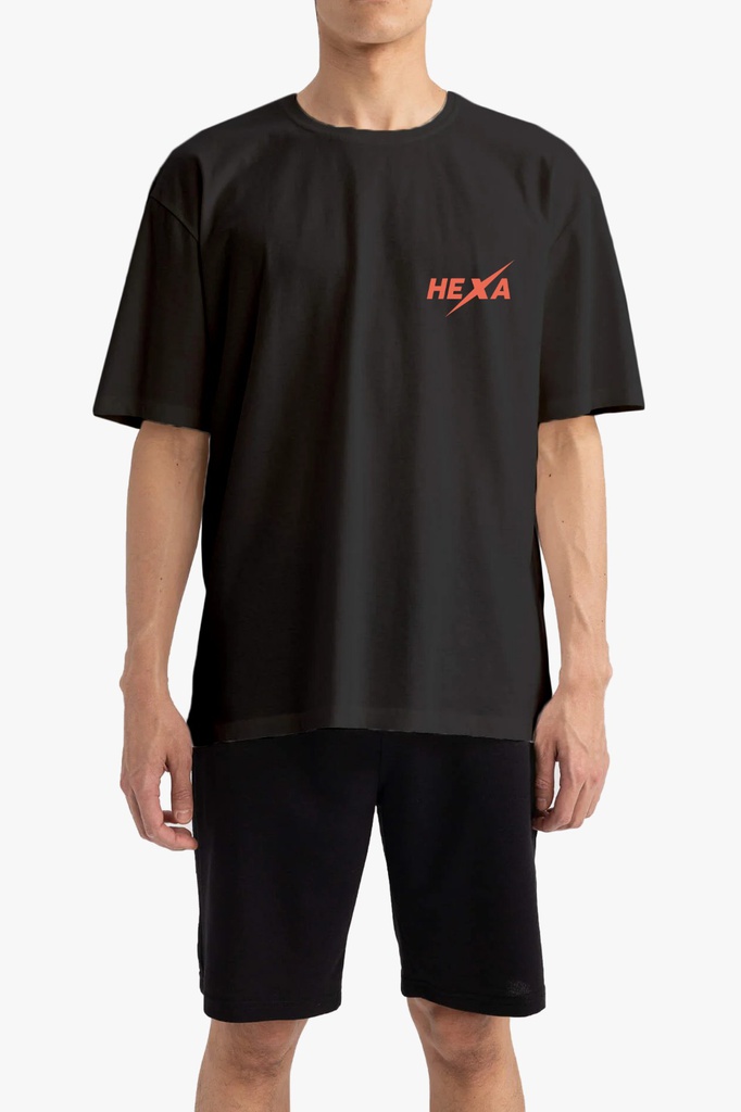 Hexa Comfy Oversize T-Shirt 1100321 Blk/Smn