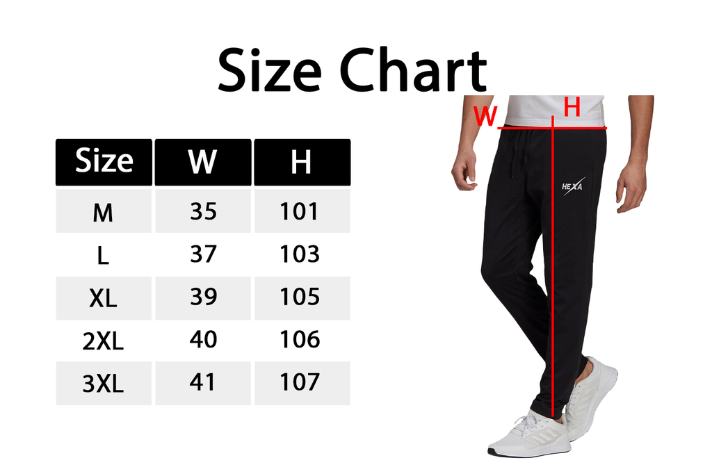 Hexa Standard Black Pants, 9800210