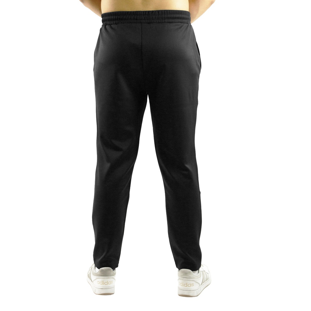 Hexa Straight Poly Pants BLK,9300110