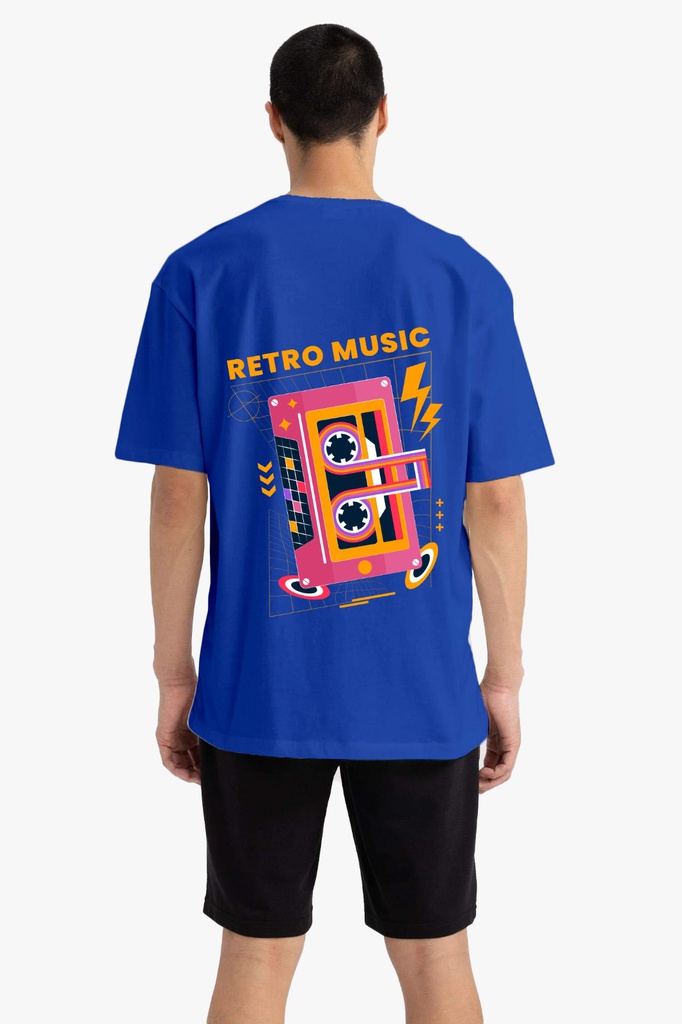 Hexa Comfy Oversize T-Shirt 1100323 blu/Org