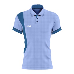 Hexa Curve Polo L.BLU/PET 1200314