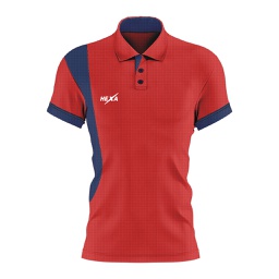 Hexa Curve Polo RED/BLU 1200343