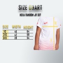 Hexa Random jr set. White/Red 4000201