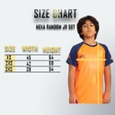 Hexa Random jr set. Orange/blue 4000202