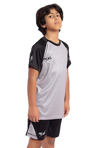 Hexa Random jr set. Grey/blk 4000204