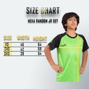 Hexa Random jr set. Green/blk 4000203