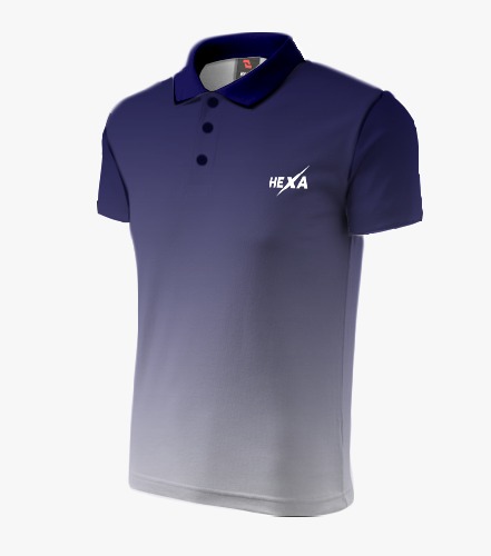 Hexa Polo Alfa Blue White 1200541