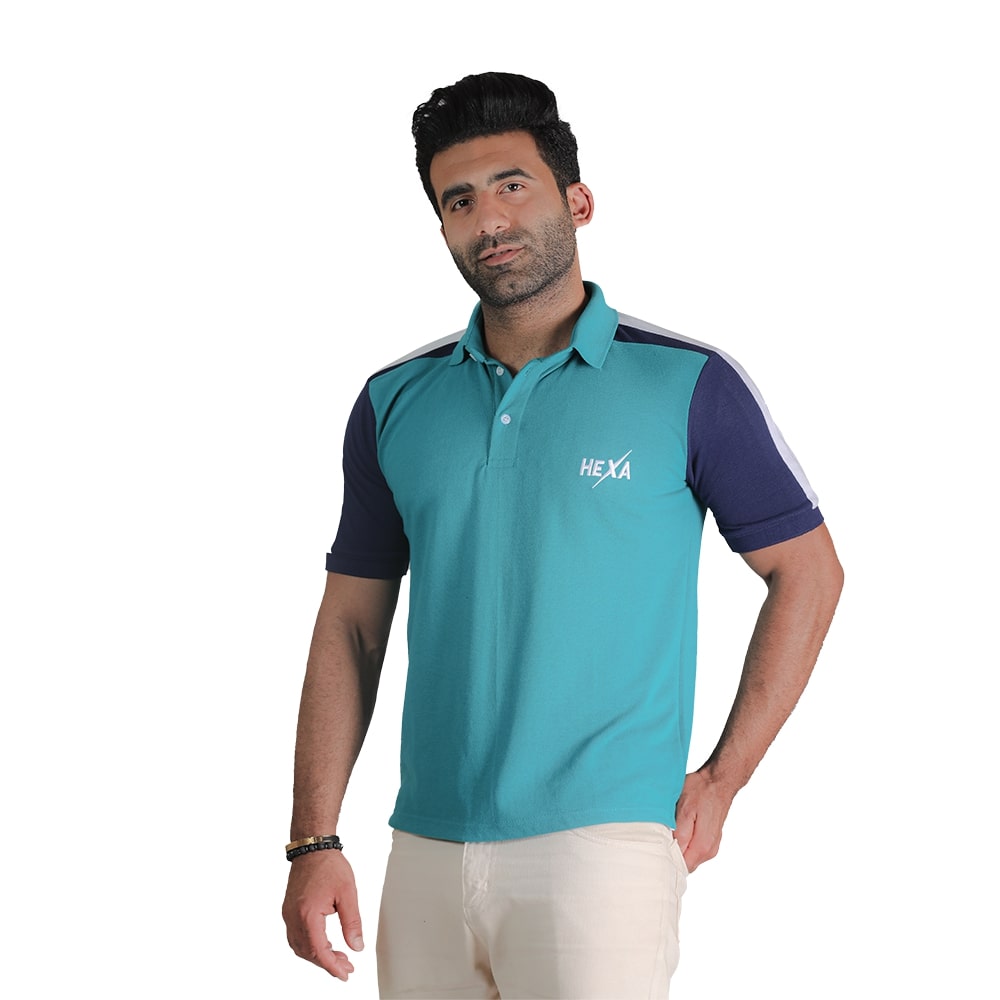 Hexa Polo Tech 1200713 Forst/Nve/Wht