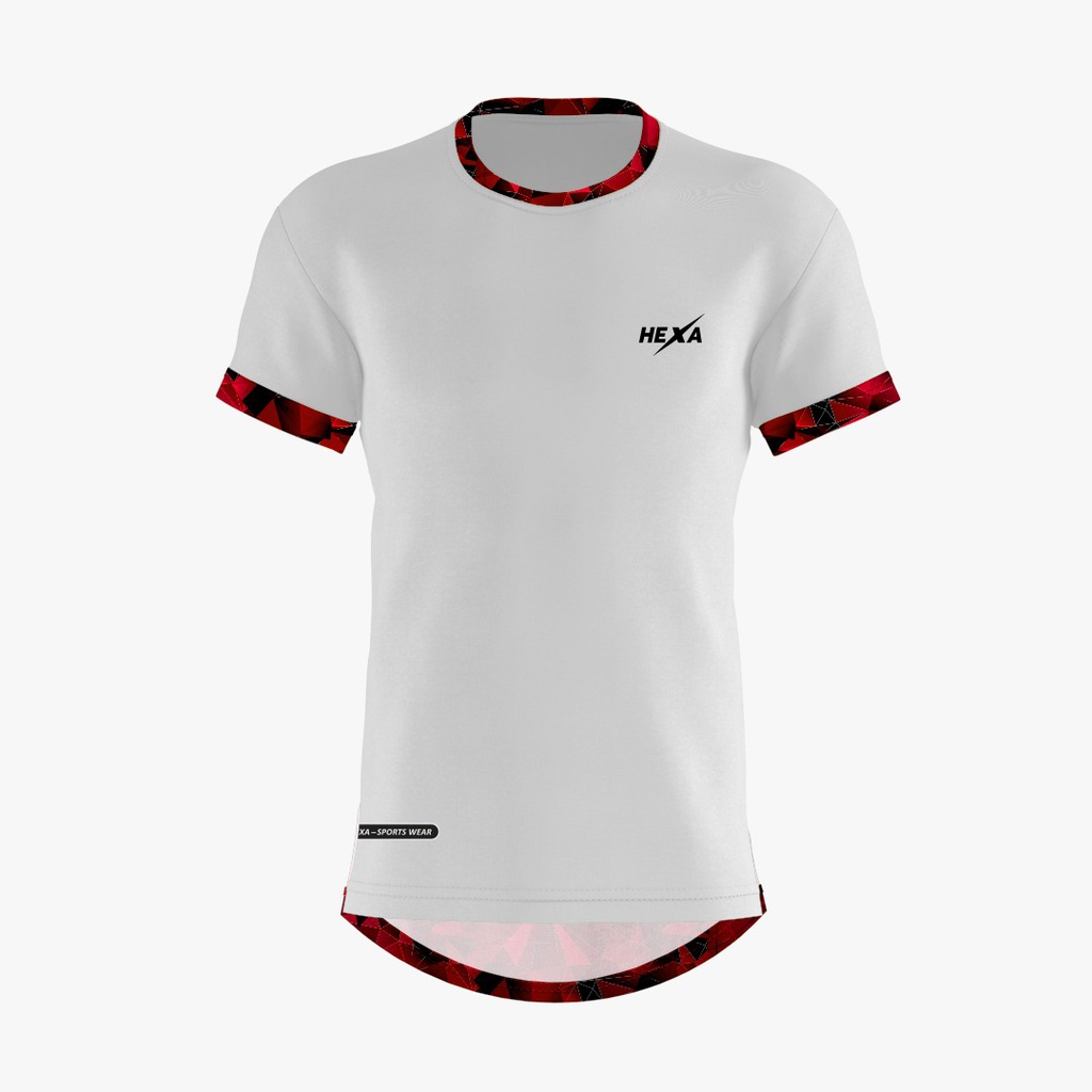 Hexa Target 212 WHT/RED T-Shirt,1600214