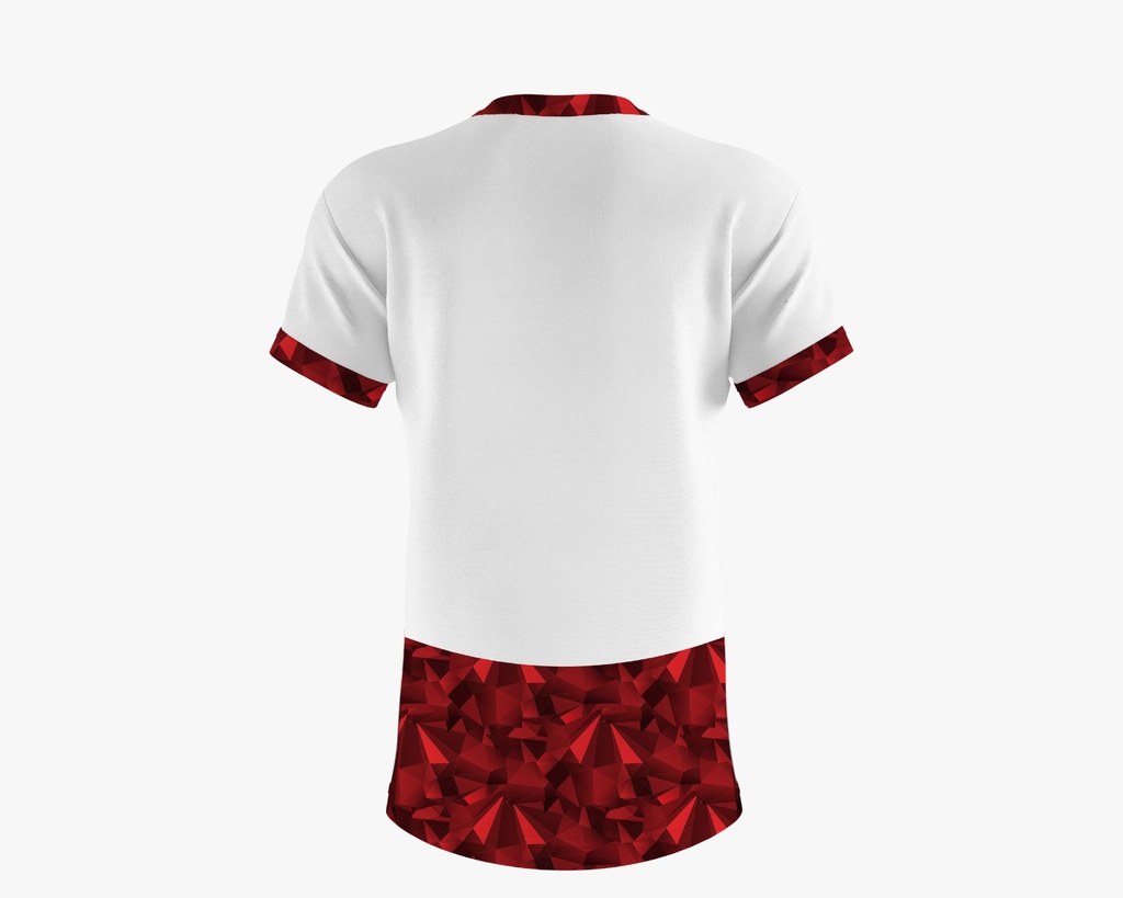 Hexa Target 212 WHT/RED T-Shirt,1600214