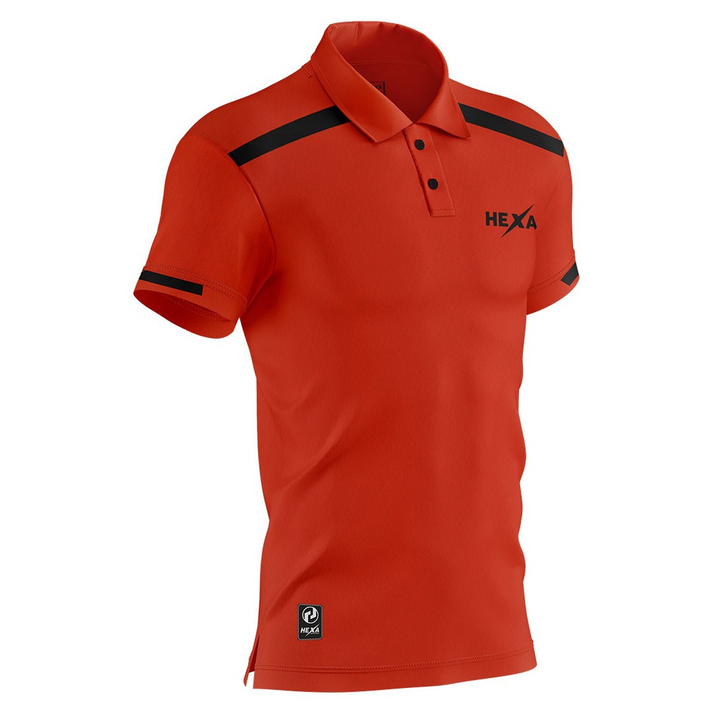 Hexa Line Polo Red/Blk, 1200824.