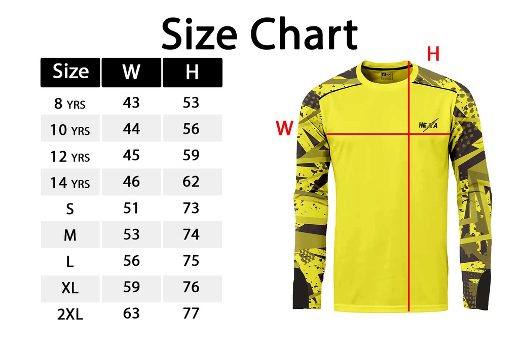 Hexa GoalKeeper 2023 Kit FSH/YLW, 1700318.