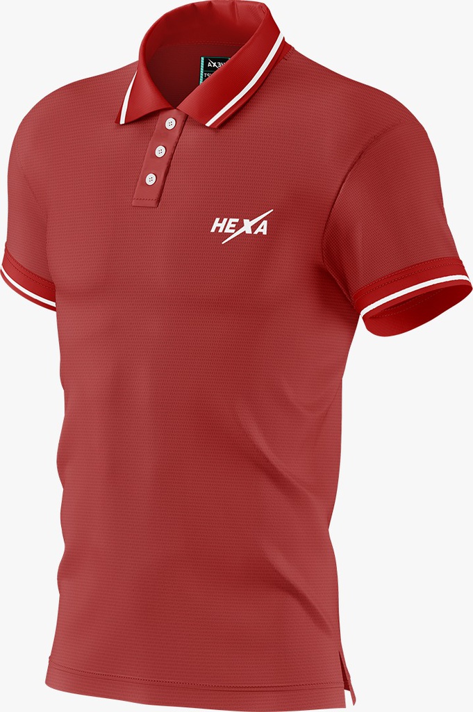 Hexa Line Polo 601 RED, 1210003