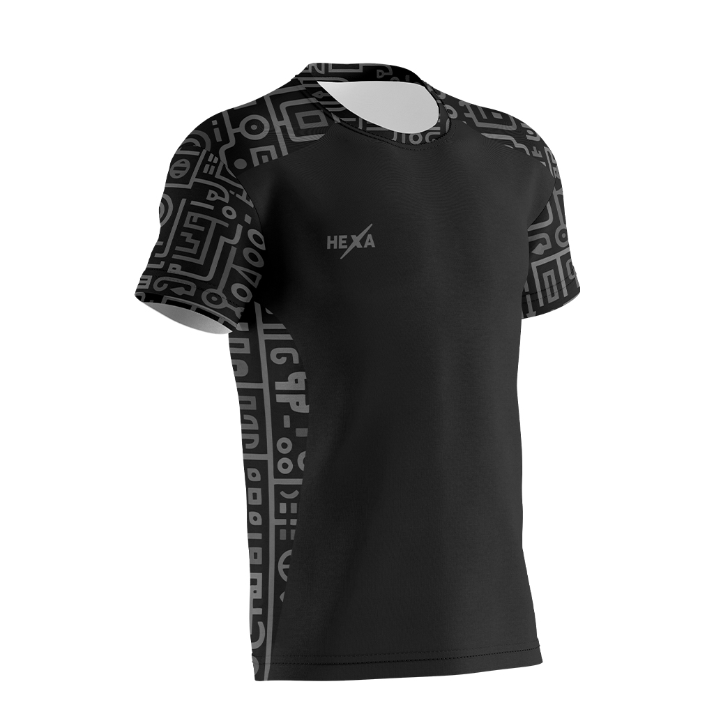 Hexa Target 242 BLK/GRY T-Shirt , 1601152
