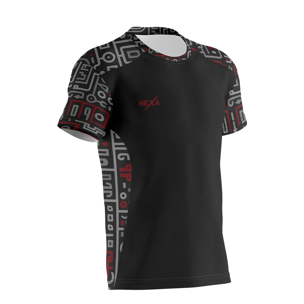 Hexa Target 242 BLK/RED T-Shirt , 1601132