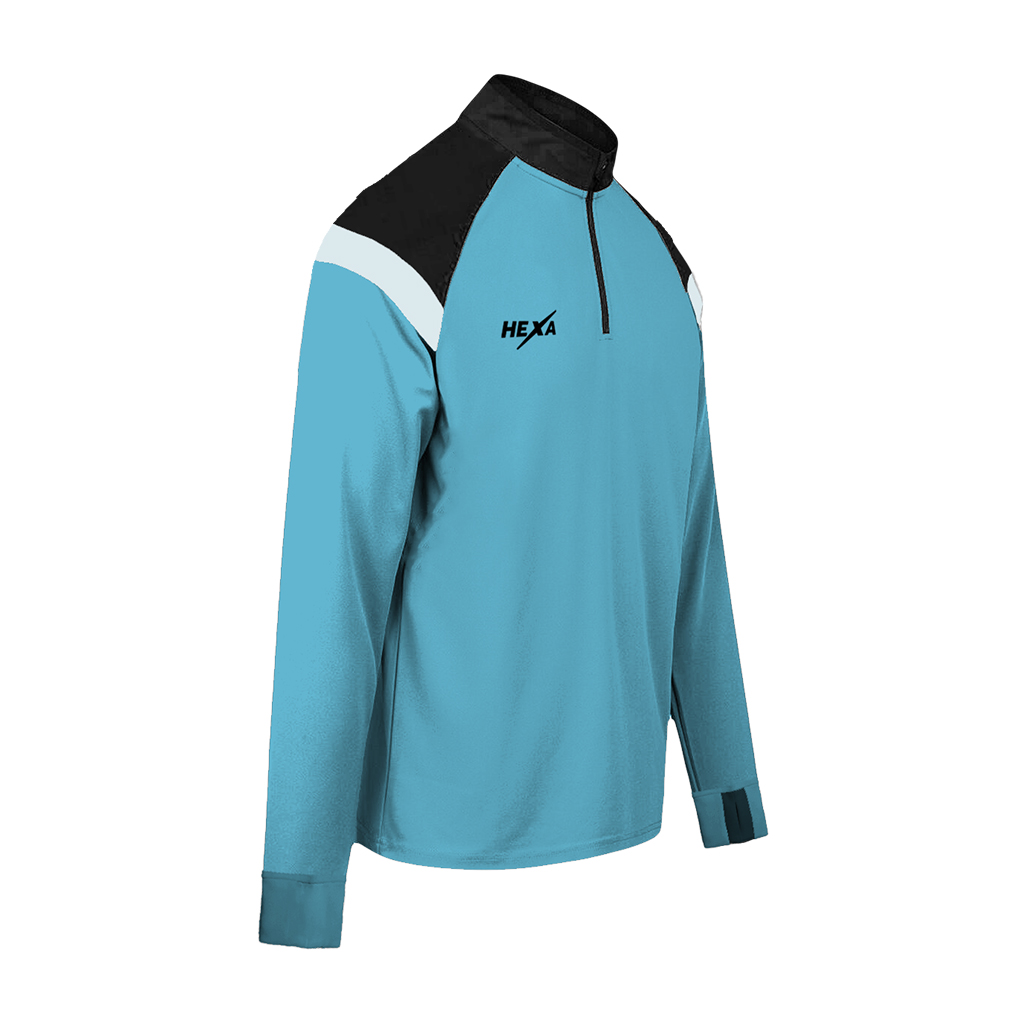 Hexa TS25 Quarter Zip Top BLK, 8000310