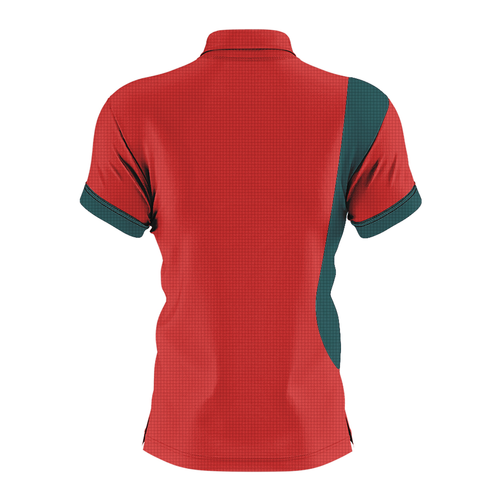 Hexa Curve Polo RED/D.GRN 1200383