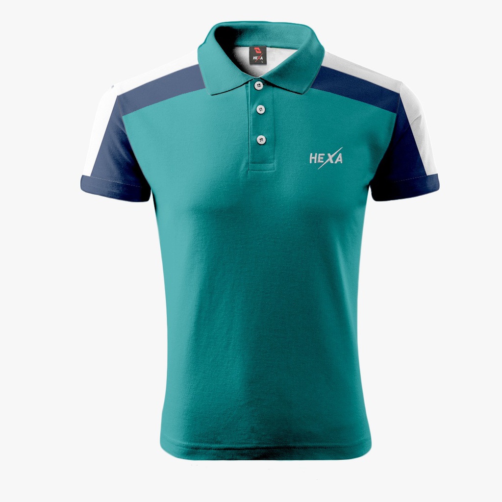 Hexa Polo Tech 1200713 Forst/Nve/Wht