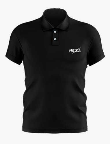 Hexa Classic Polo BLK, 1200602.