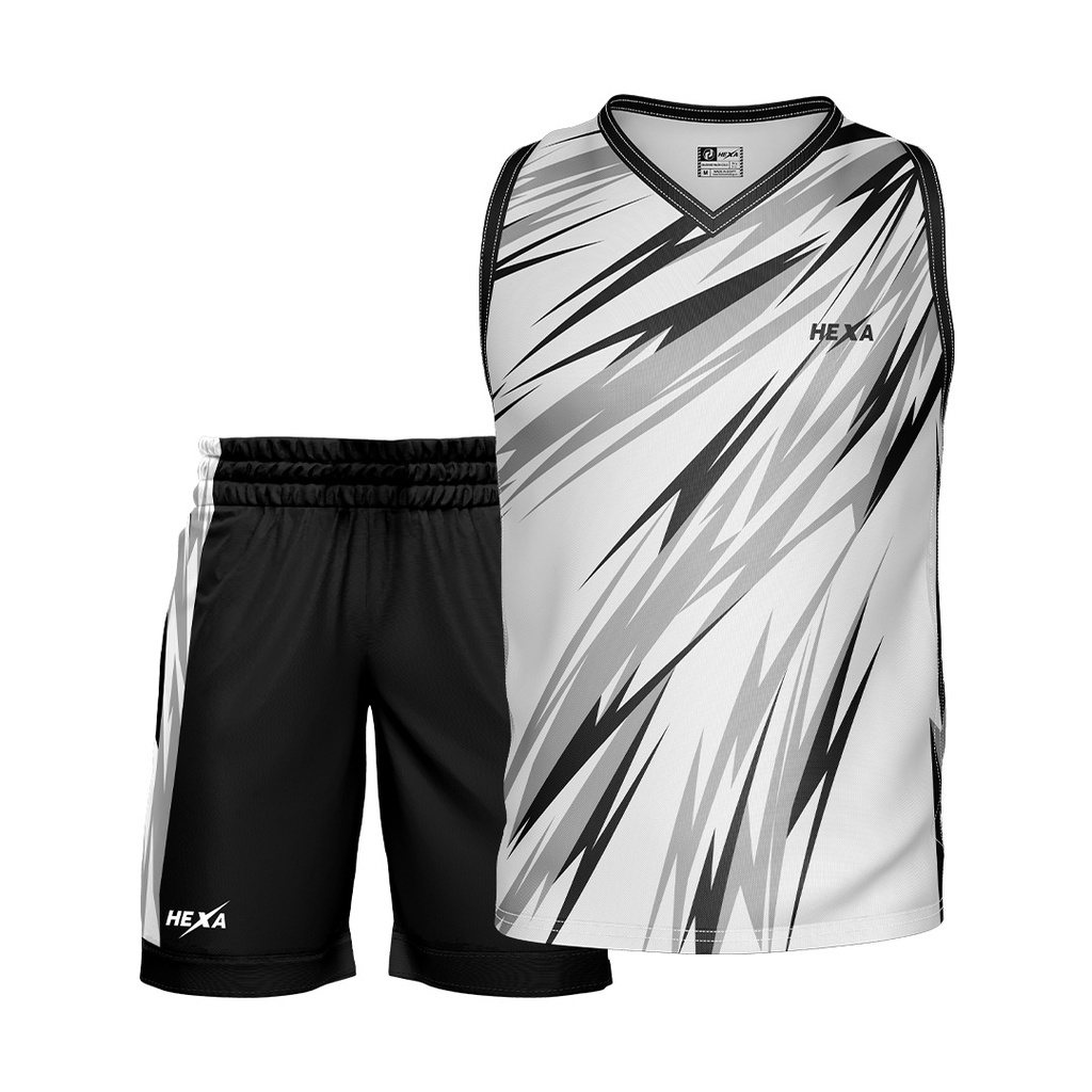 Hexa Basketball Set Wht/Blk, 6600812