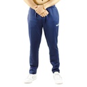 Hexa Straight Poly Pants D.BLU ,9300111