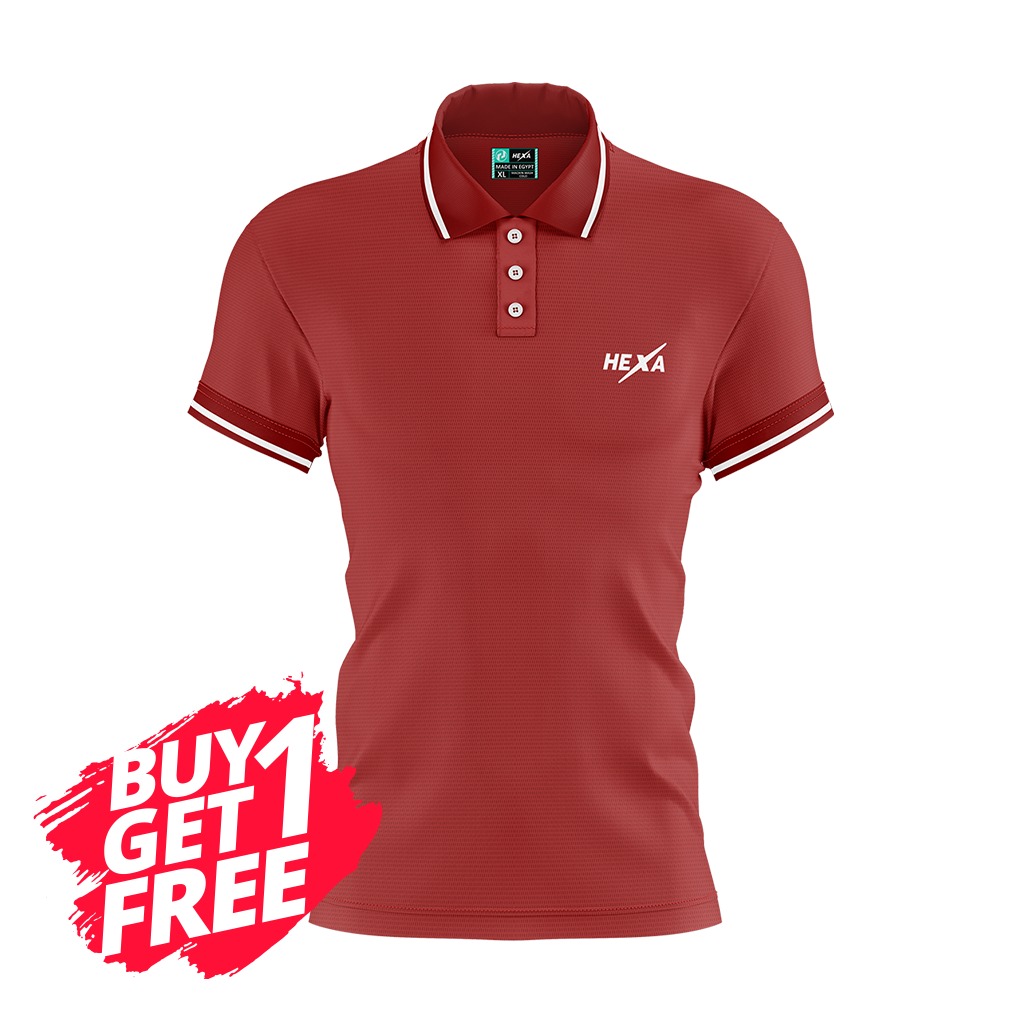 Hexa Line Polo 601 RED, 1210003