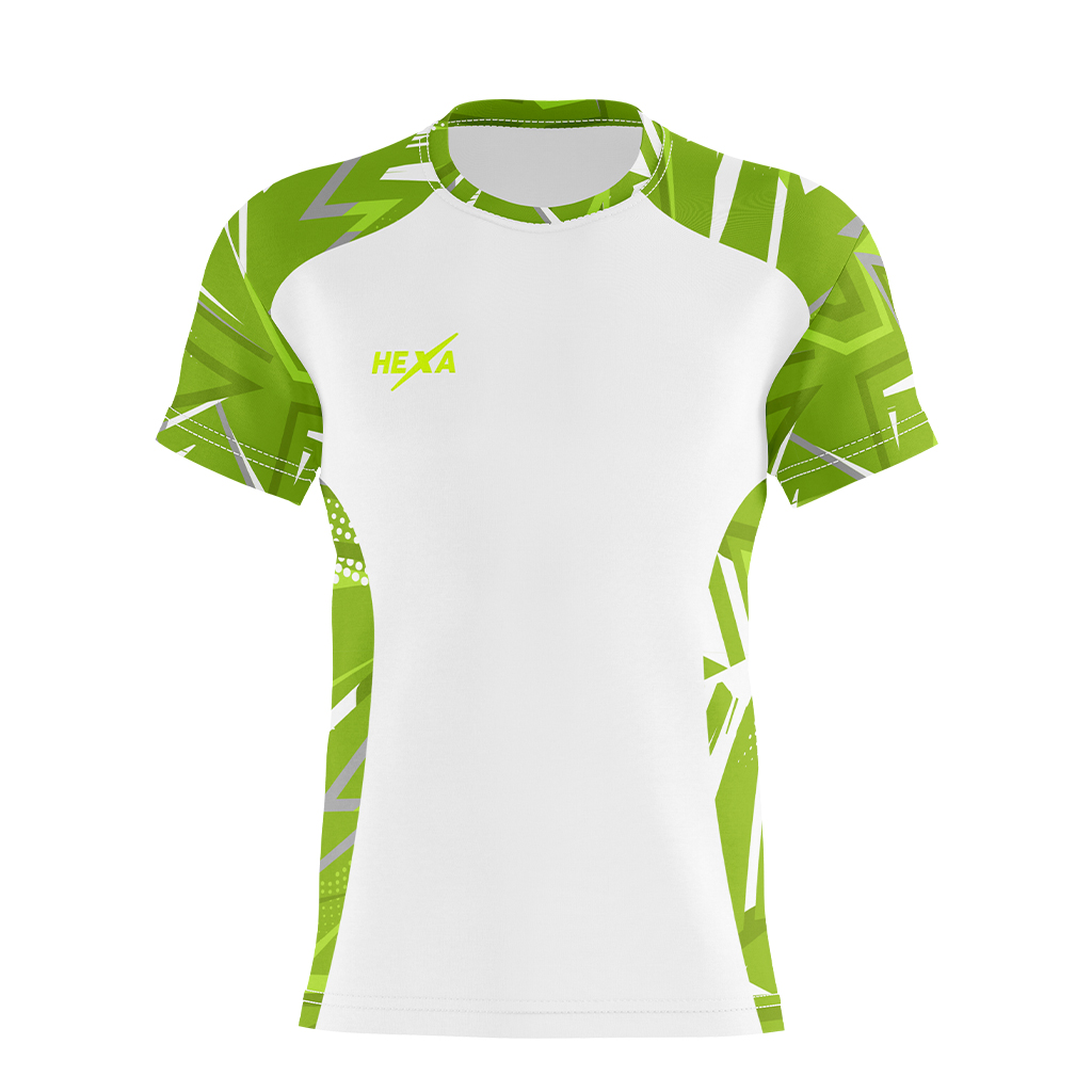 Hexa Target 262 WHT/GRN T-Shirt , 1601071