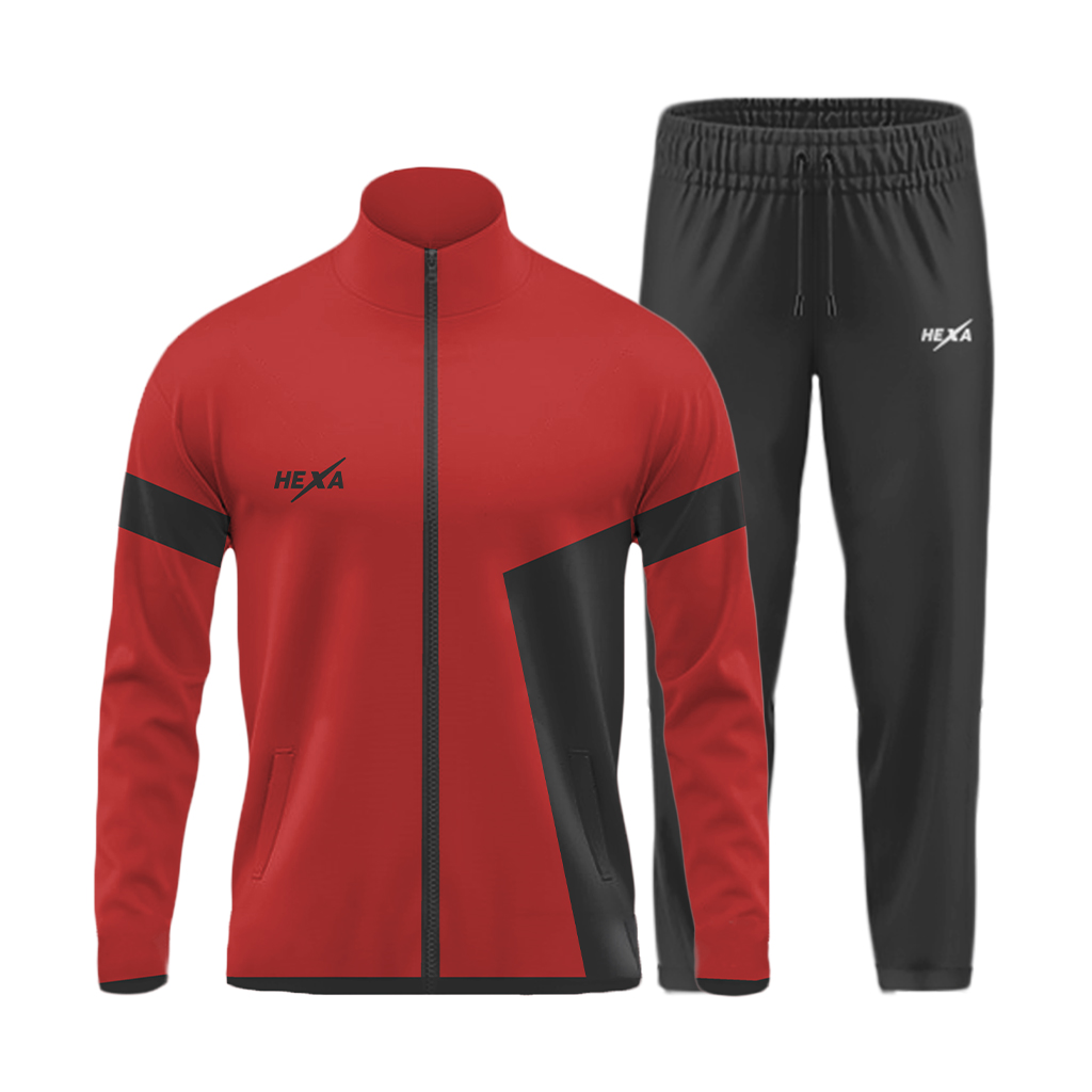 Hexa Apex Tracksuit Red/Blk, 7100403